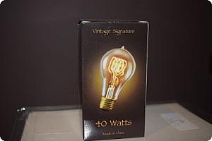 Vintage Light Bulb Standard Size