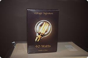 Vintage Light Bulb 10In round
