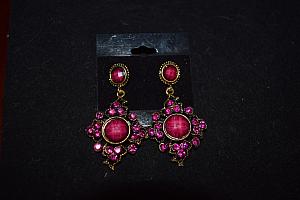Fuchsia Pink Earrings