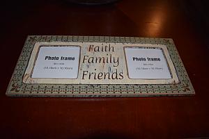Faith-Family-Friends Photo Frame