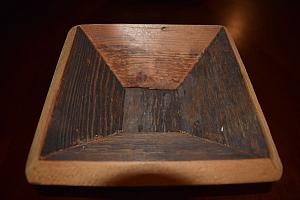 Wooden Candle Square