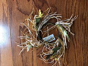 Easter Grass Candle Ring 2.5