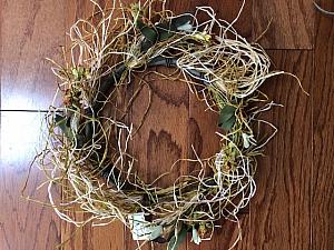 Easter Grass Large Candle Ring