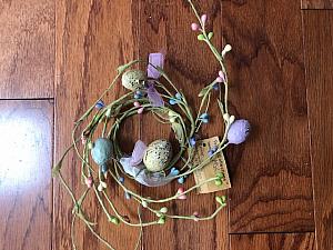 Easter Egg Candle Ring 2.5 Pastel