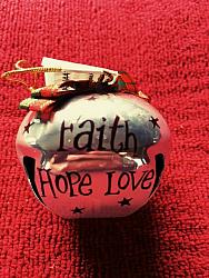 Christmas Bell- Faith Hope Love