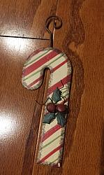 Metal  Ornament - Candy Cane