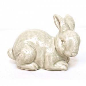 Laying Ceramic Rabbit - Cream