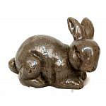 Laying Ceramic Rabbit-Tan